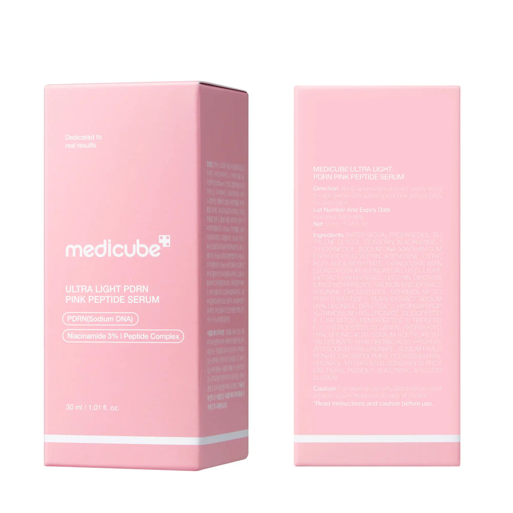 [NEW] [Medicube] Ultra Light PDRN Pink Peptide Serum | Lightweight Hydrating Serum with Salmon PDRN & Hyaluronic Acid | Fast-Absorbing Glow Care for Skin Clarity | K-Beauty, Korean Skincare (30Ml / 1.01 Fl. Oz.) (110Ml / 3.72 Oz)