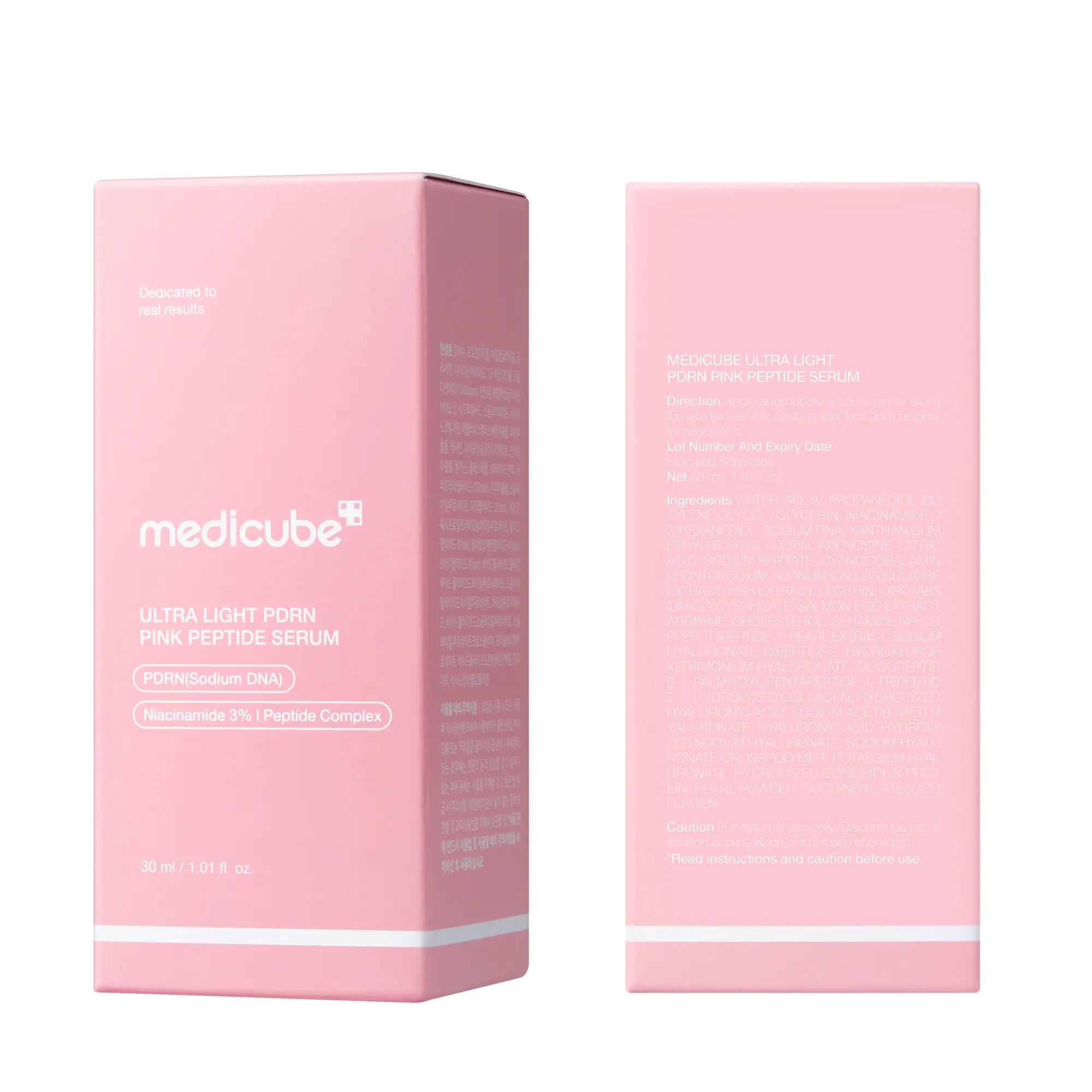[NEW] [Medicube] Ultra Light PDRN Pink Peptide Serum | Lightweight Hydrating Serum with Salmon PDRN & Hyaluronic Acid | Fast-Absorbing Glow Care for Skin Clarity | K-Beauty, Korean Skincare (30Ml / 1.01 Fl. Oz.) (110Ml / 3.72 Oz)